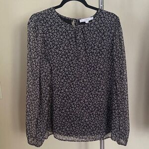 LOFT Floral Blouse